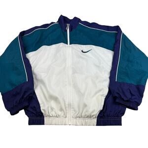 Vintage Nike Windbreaker Jacket - Women's Medium